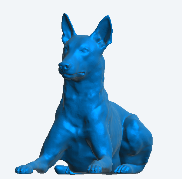 1/76 Model Doberman – Lying Down, Alert A19