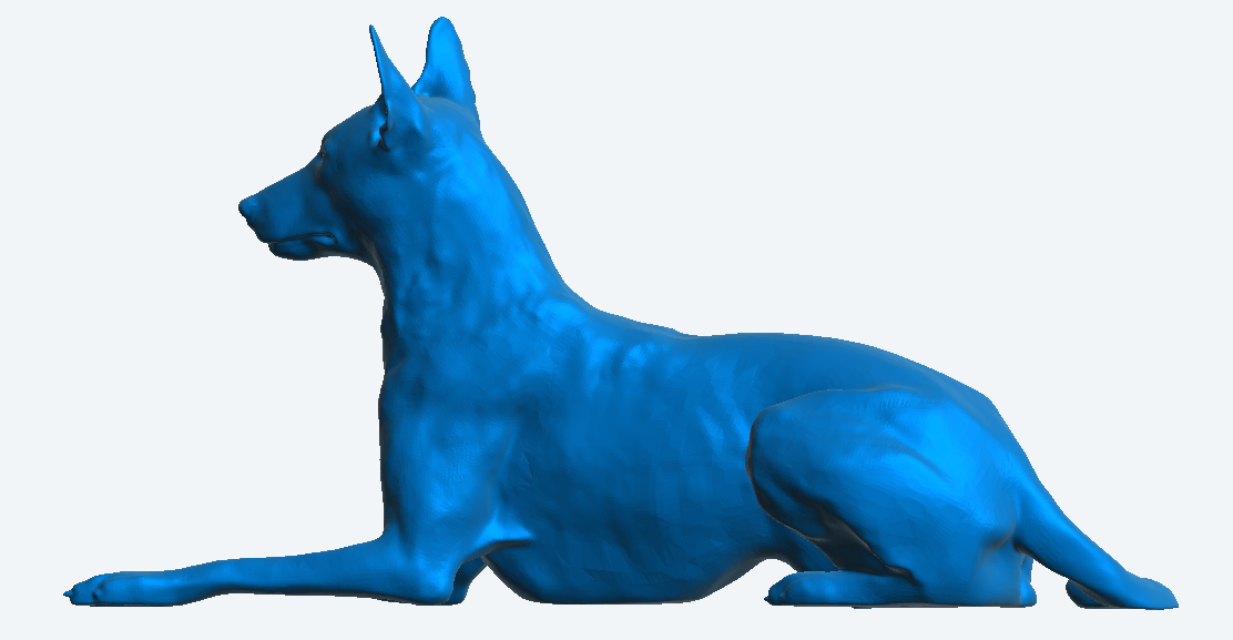 1/76 Model Doberman – Lying Down, Alert A19