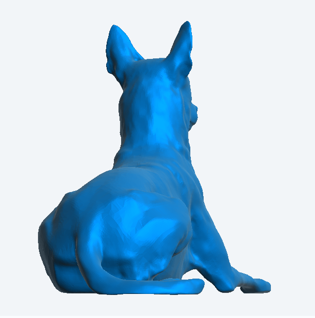 1/76 Model Doberman – Lying Down, Alert A19