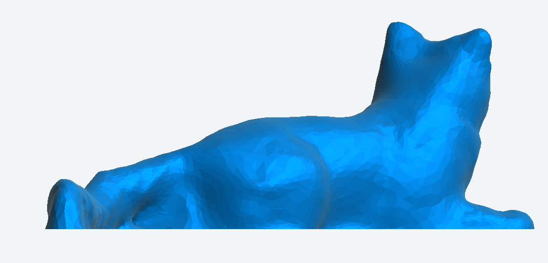 A27 Laying Long-Haired Cat – Scale Model Figure