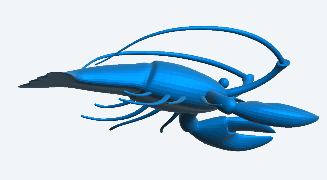 Super Detailed Lobster Models for RC Boats A34 โ