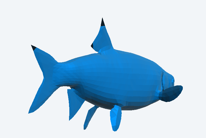 A36 – Set of 2 Scale Model Fish