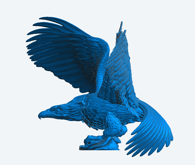 Scale Model Majestic Eagle with Wings Spread Wide A54