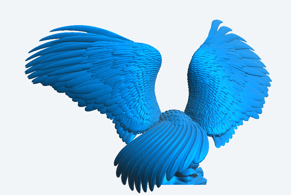 Scale Model Majestic Eagle with Wings Spread Wide A54