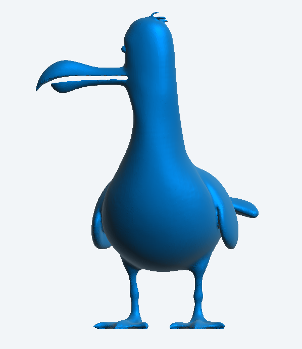 Quirky Cartoon Seagull – Scale Model Figure for Ships A57