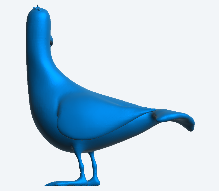 Quirky Cartoon Seagull – Scale Model Figure for Ships A57