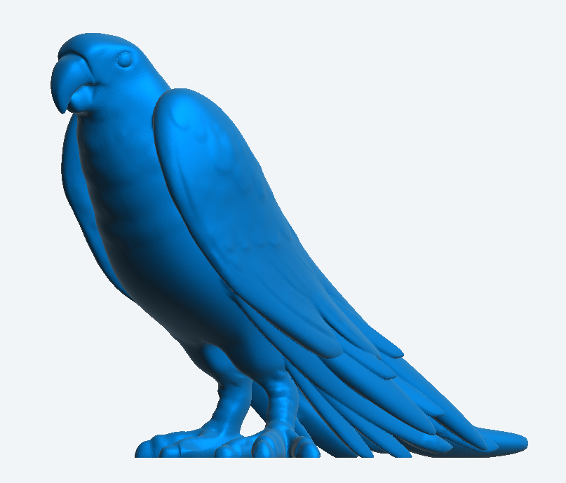 A60 – Parrot Standing for Jungle, Aviary, and Exotic Display Dioramas