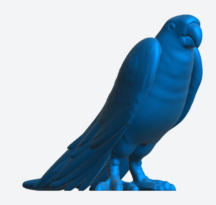 A60 – Parrot Standing for Jungle, Aviary, and Exotic Display Dioramas