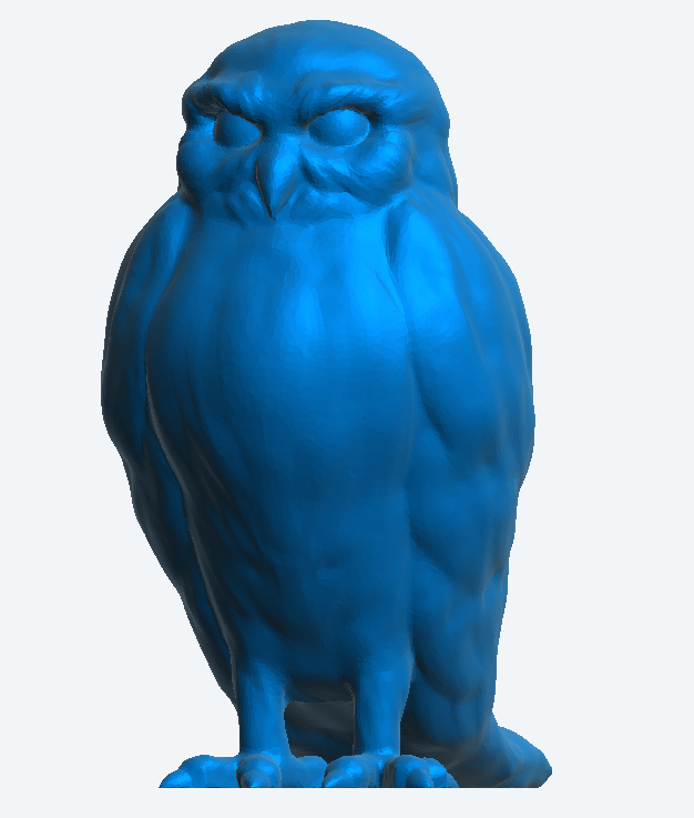 A63 – Owl Standing for Forest, Nighttime, and Wildlife Dioramas