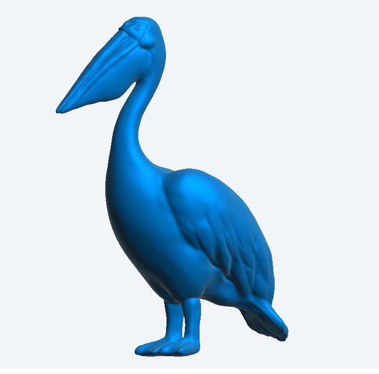 A66 – Pelican Standing for Coastal, Dockside, and Nature Dioramas