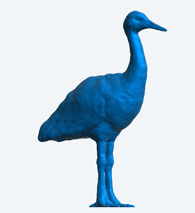 A67 – Crane Standing for Wetland, Zen Garden, and Wildlife Dioramas