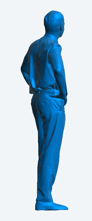 M72 1/72 multi scale Businessman Wearing Short-Sleeved Shirt, Tie and Trousers