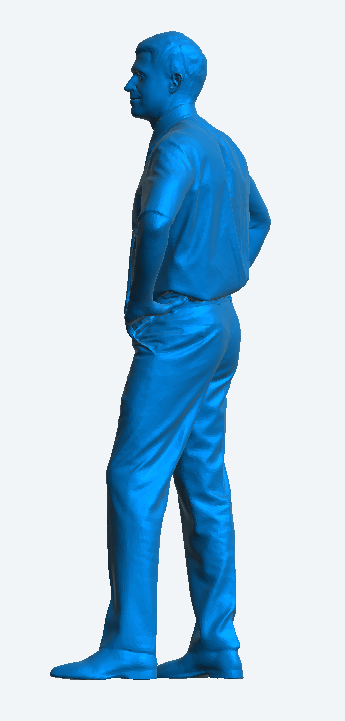 M72 1/72 multi scale Businessman Wearing Short-Sleeved Shirt, Tie and Trousers