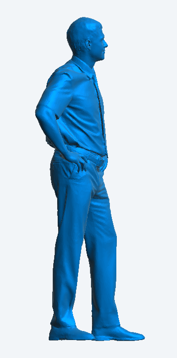 M72 1/72 multi scale Businessman Wearing Short-Sleeved Shirt, Tie and Trousers