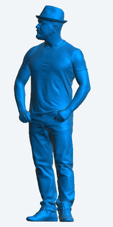 M73  modern 1/18 any scale Male Figure Wearing  Hat