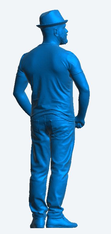 M73  modern 1/18 any scale Male Figure Wearing  Hat