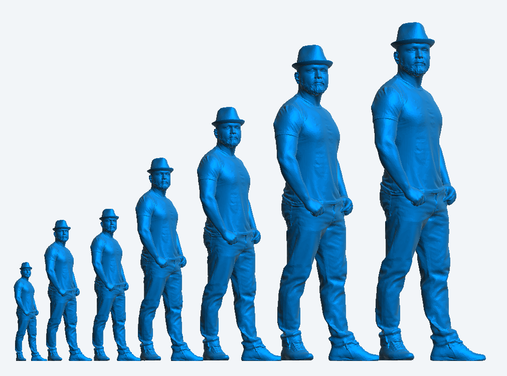 M73  modern 1/18 any scale Male Figure Wearing  Hat