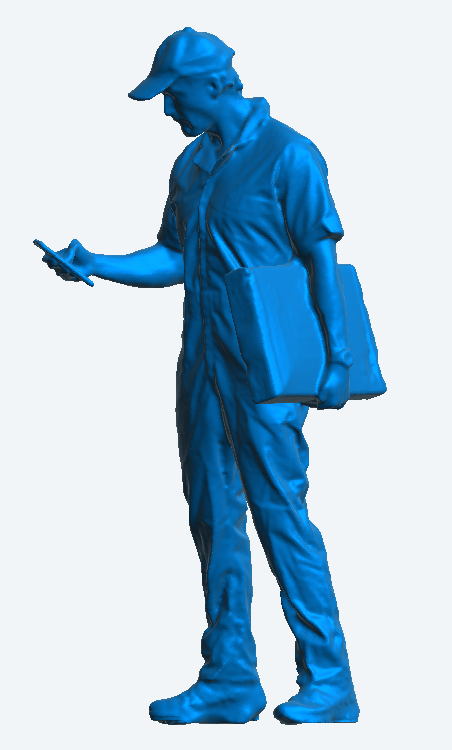 M79 – 1/43 multi scale Model Figure of Parcel Delivery Man