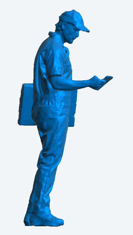 M79 – 1/43 multi scale Model Figure of Parcel Delivery Man