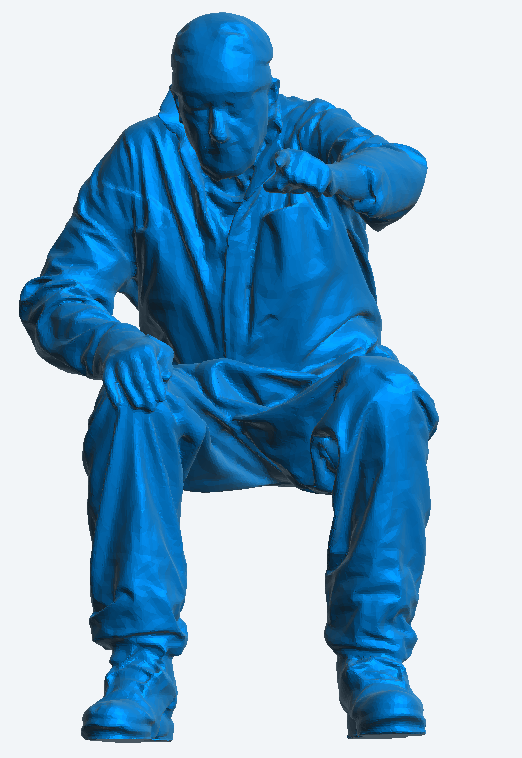 M82 – 1/14 Scale Model Truck Mechanic in Seated Pose Pointing