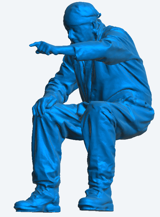 M82 – 1/14 Scale Model Truck Mechanic in Seated Pose Pointing