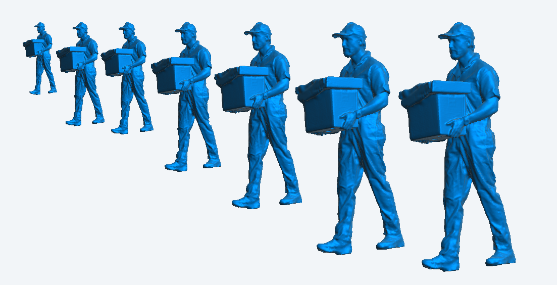 M81 – 1/43 Delivery man with parcel