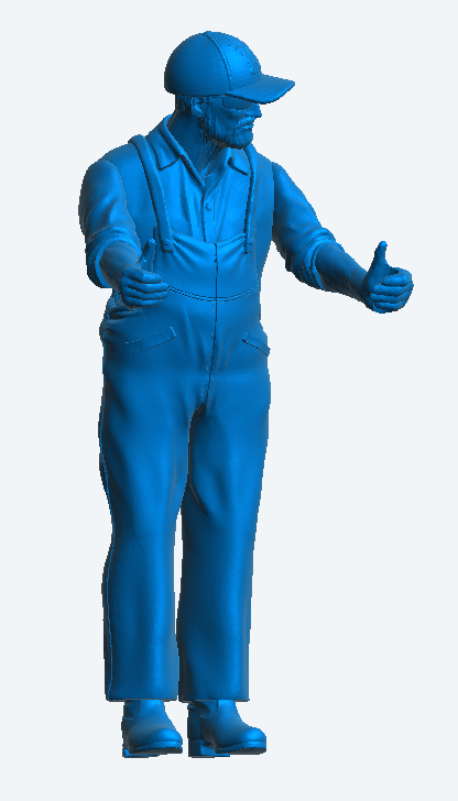 TG28E – Modern Crew Figure for RC Boats & Dioramas Unpainted
