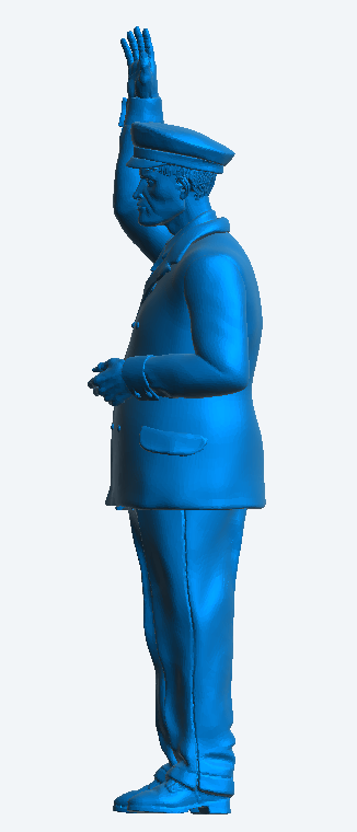 TG38 – 1/24 Scale Model Naval Officer Holding Pocket Watch