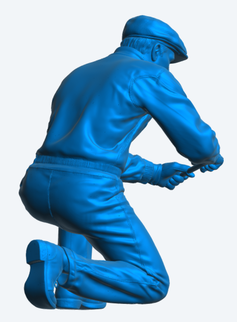 C44 Classic Mechanic – Wheel Change Pose, Unpainted