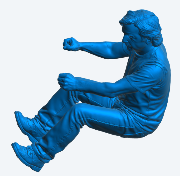 C52 “The Crashing Hamster” – Celebratory Parody Figure, Unpainted