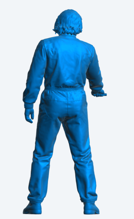 C49 1980s Rally & Race Driver – Door Opening Pose, Unpainted