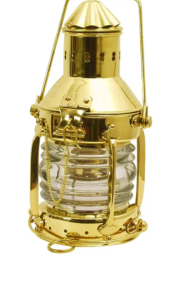 SA89 Fresnel Lens Oil Anchor Lantern – Handheld Historic Ship’s Light