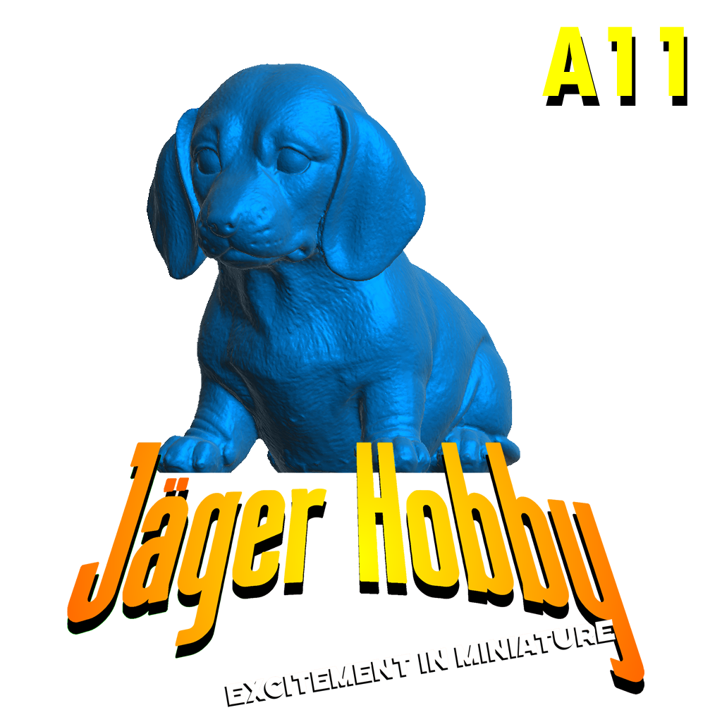 A11 Scale Model Puppy  for RC Boats, Trucks & Dioramas