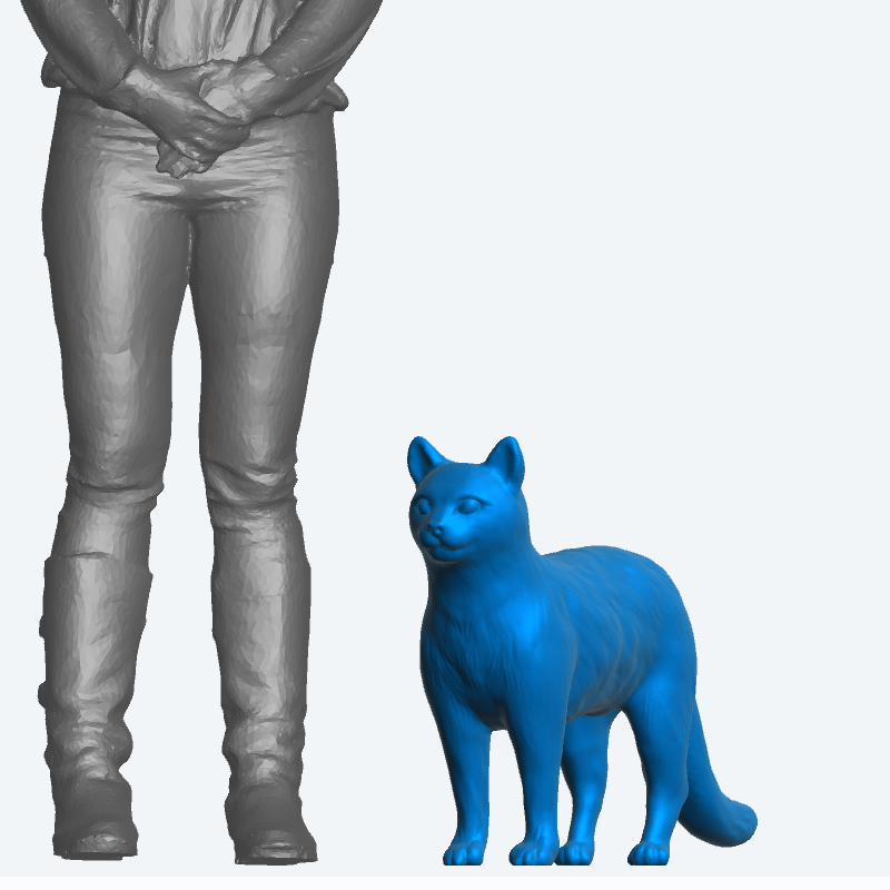 Ship’s Tabby Cat – Scale Model Figure for Boats, Dioramas A26