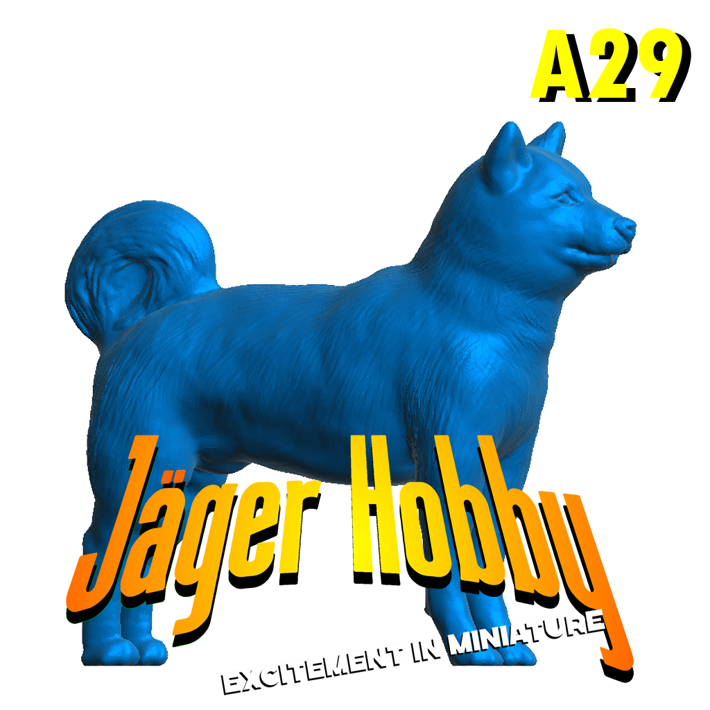 Jager Hobby A29 — Shiba Inu Scale Model Dog Figure