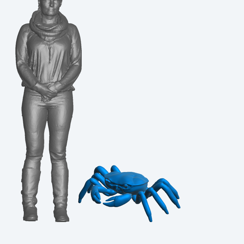 Large Scale Model Crabs A31
