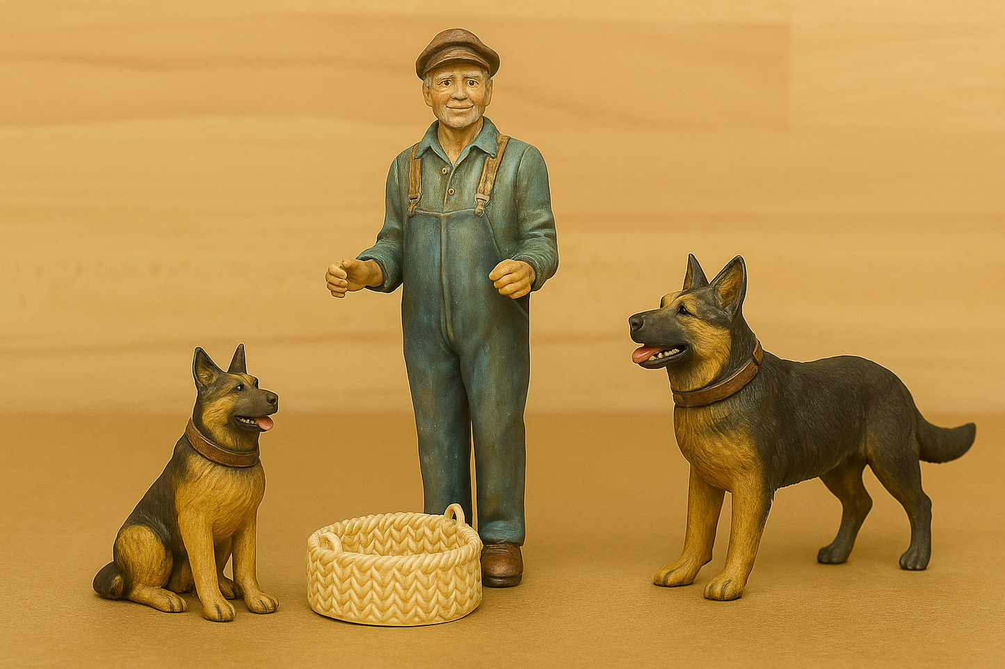 German Shepherd dog for Military, Security, or Civilian Dioramas A42
