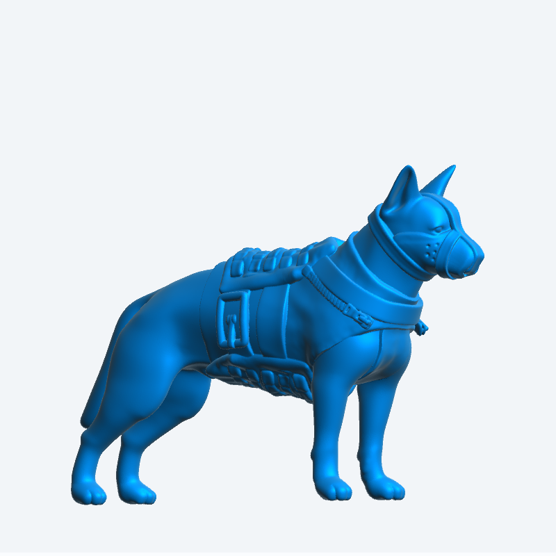 Scale Armoured Dog for Tactical, Military, or Sci-Fi A44 –