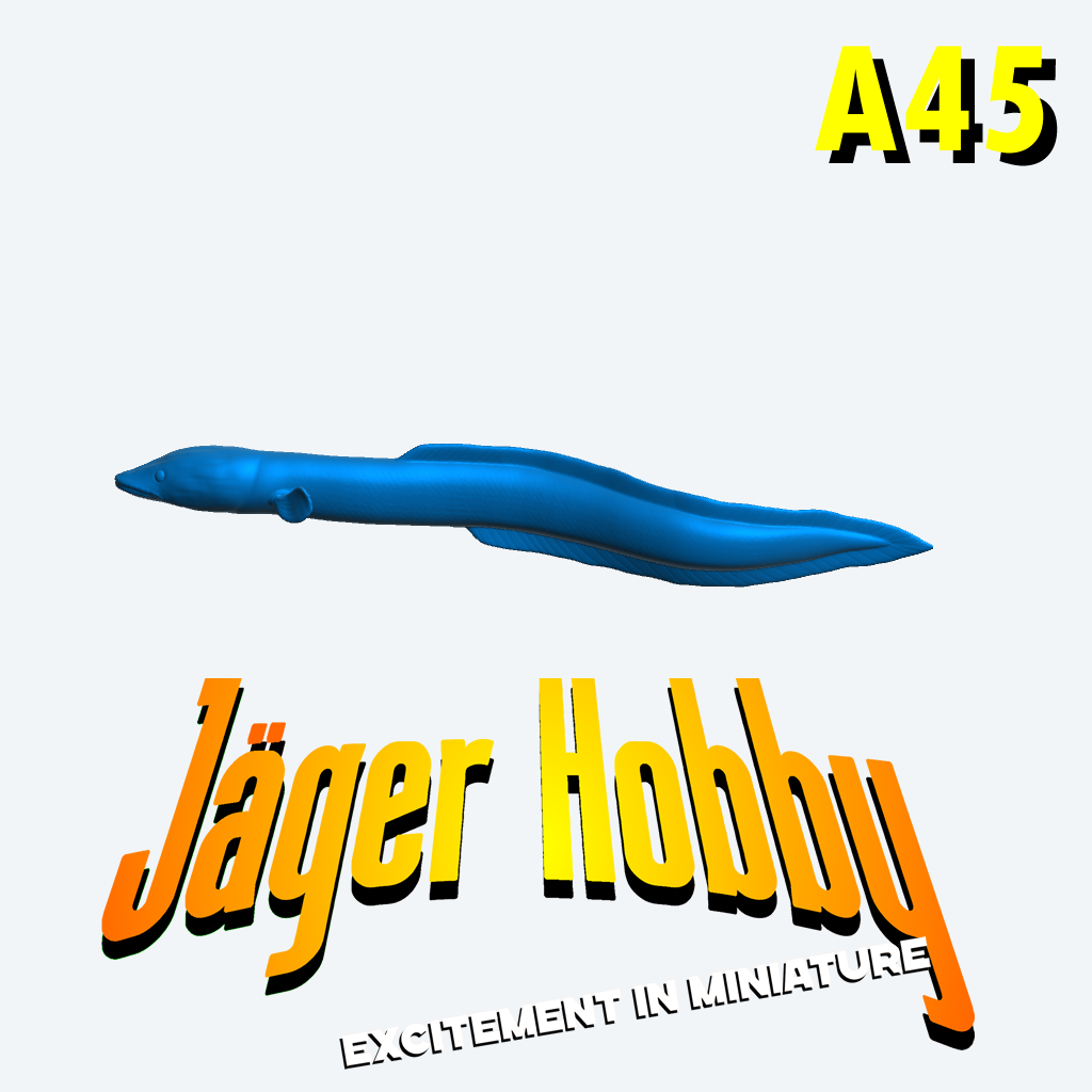 A45 – EEL for Fantasy, Deep-Sea, or Exotic Market Dioramas
