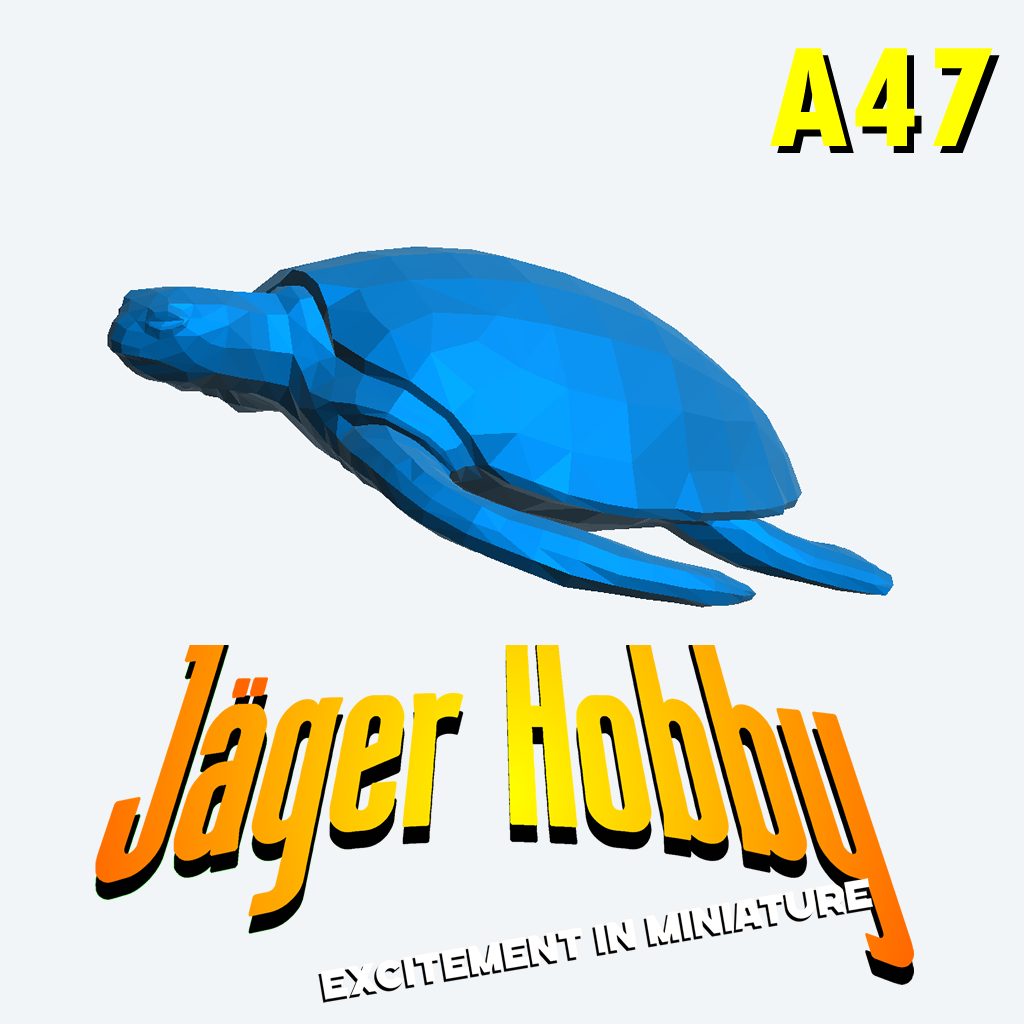 A47 – Scale Model Turtle for Sea, Wildlife, and Natural Dioramas