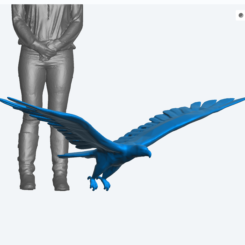 1:14 Scale Eagle Flying for Wildlife, Adventure Dioramas A50