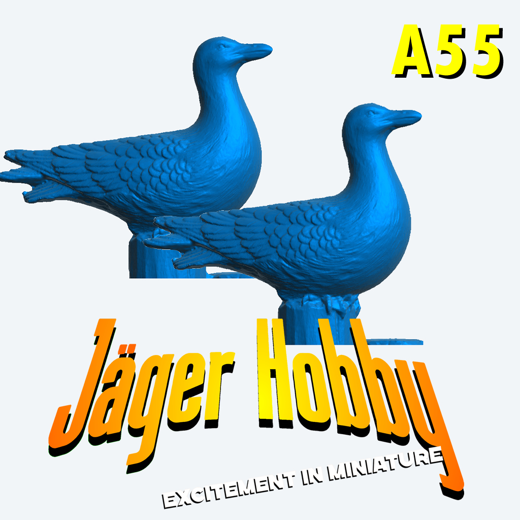 A55 – Seagull for Coastal, Waterfront, and Wildlife Dioramas