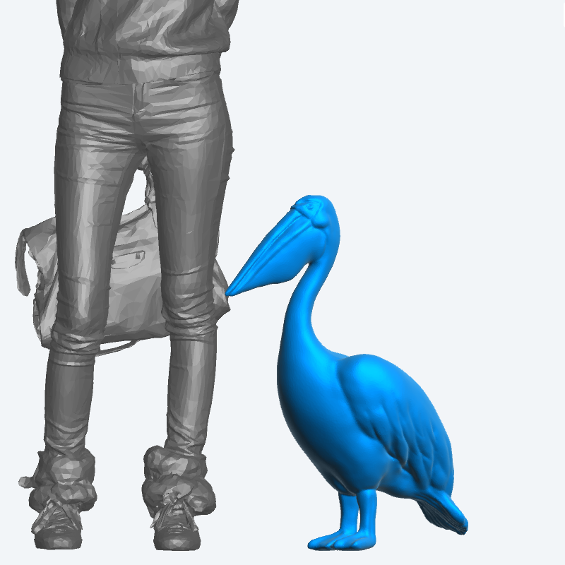 Scale Pelican Standing for Coastal, Dockside, and Nature Dioramas A66