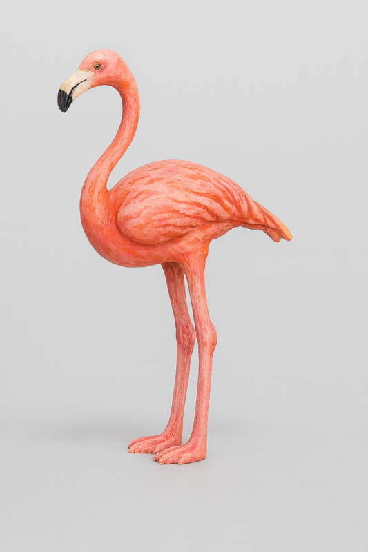 A69 – Flamingo Standing Pose for Wetland, Tropical, and Garden Dioramas