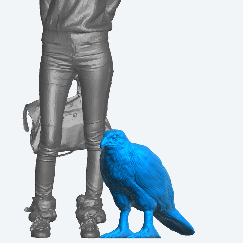 A70 Perched Falcon – Scale Model Bird of Prey for Dioramas