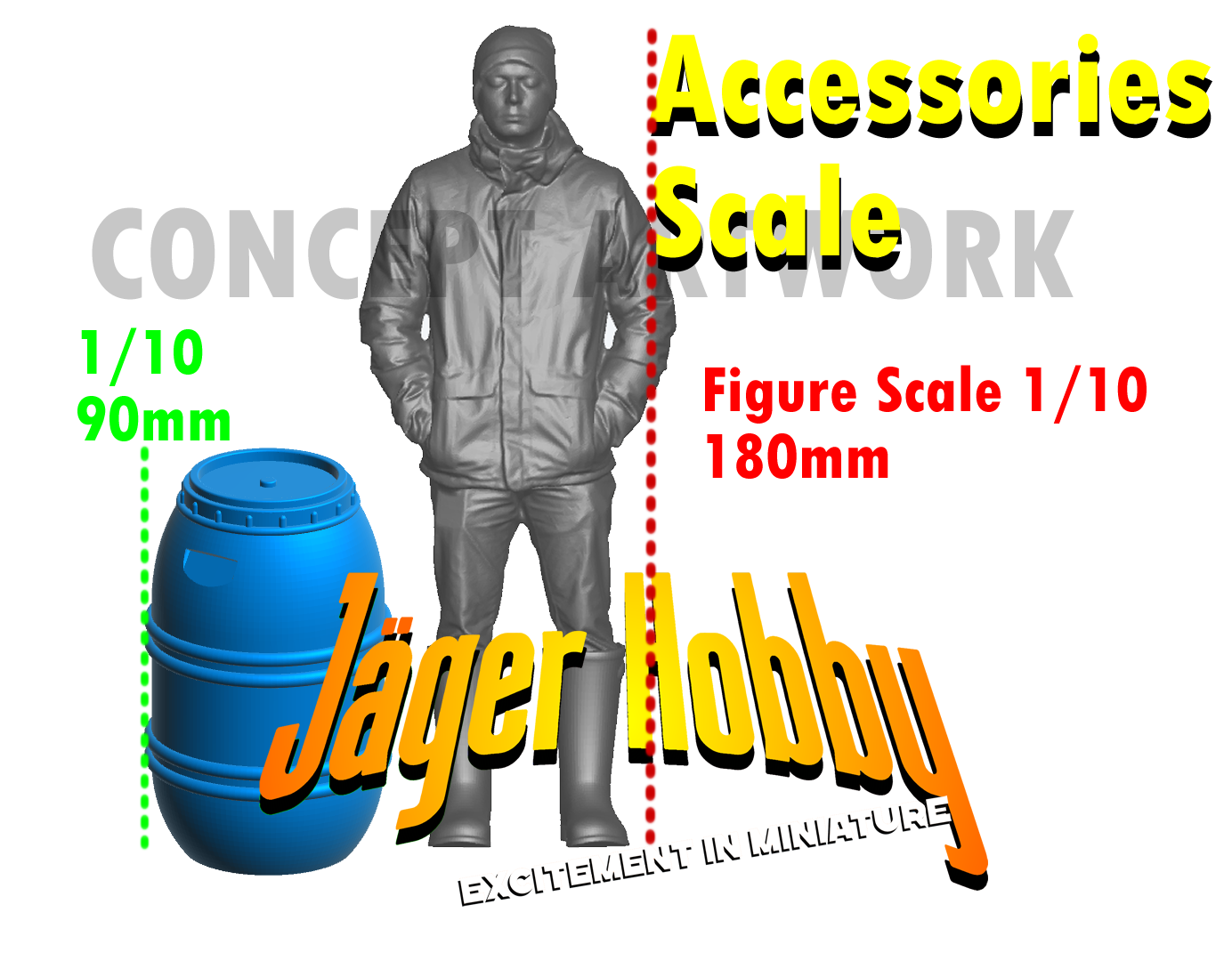 SA65 – 2 Scuba Air Tanks | Multi-Scale Model Accessory | Detailed Diving Equipment for Model Boats & Dioramas