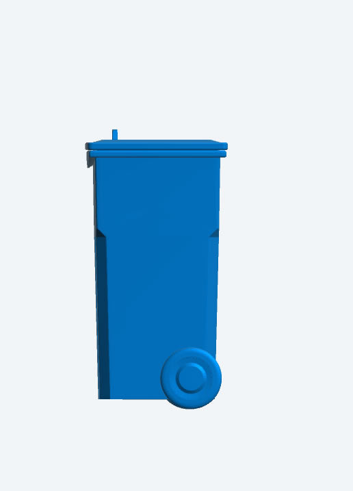 Jager Hobby Diorama Accessories DA1 Scale model Wheelie Bin