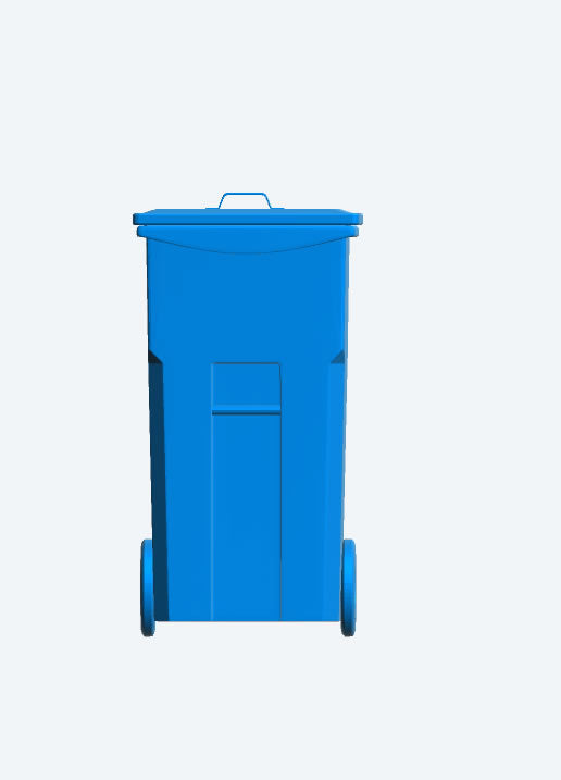 Jager Hobby Diorama Accessories DA1 Scale model Wheelie Bin
