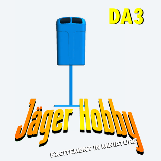 DA3 –  Model Multi-Scale Modern Park / Pavement / Street Bin