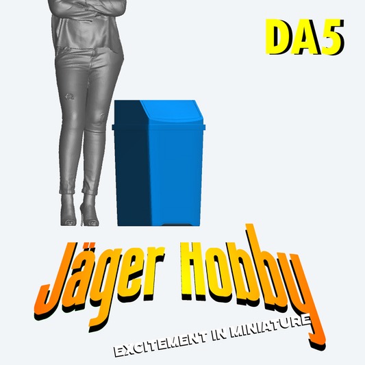 DA5 – Scale Model Kitchen / Office Swing Bin